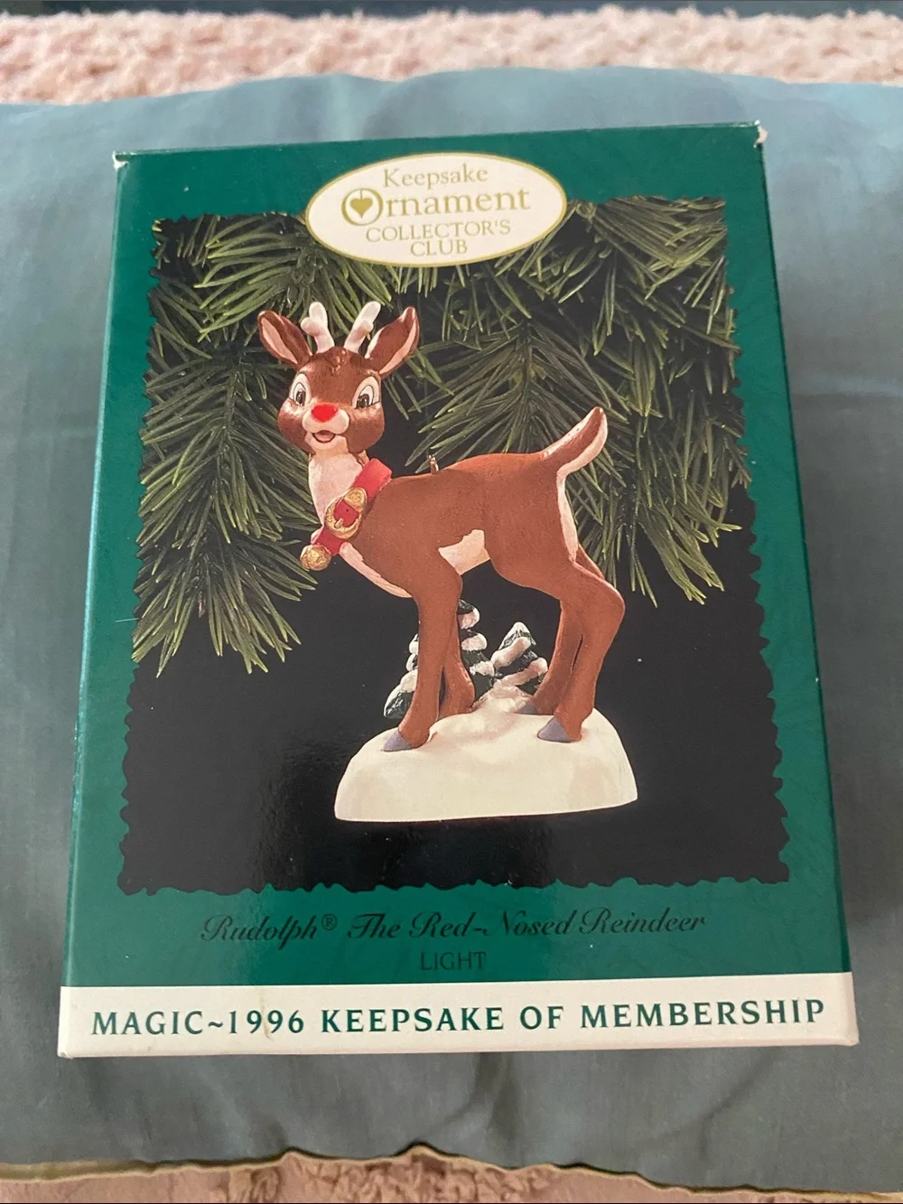 Hallmark Rudolph Red-Nosed Reindeer Ornament - Brown & Red